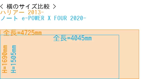 #ハリアー 2013- + ノート e-POWER X FOUR 2020-